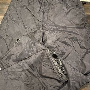 Men’s Big & Tall Black Insulated Snow Pants size 3X Skigear Winter